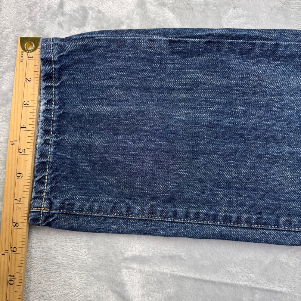 Denim & Supply Ralph Lauren Jeans Men 34x32 Blue Straight Fit Distressed Denim - Picture 9 of 13